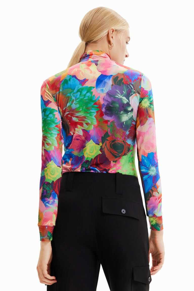 Camiseta Desigual Slim floral Mujer | TYL563972