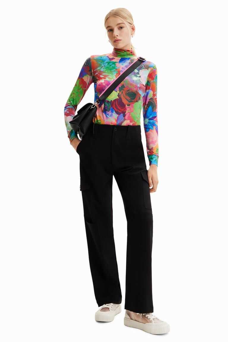 Camiseta Desigual Slim floral Mujer | TYL563972