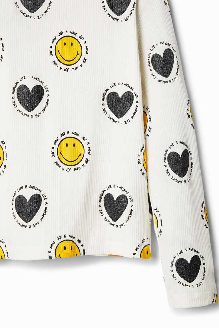 Camiseta Desigual Smiley and hearts Niña | OID412605