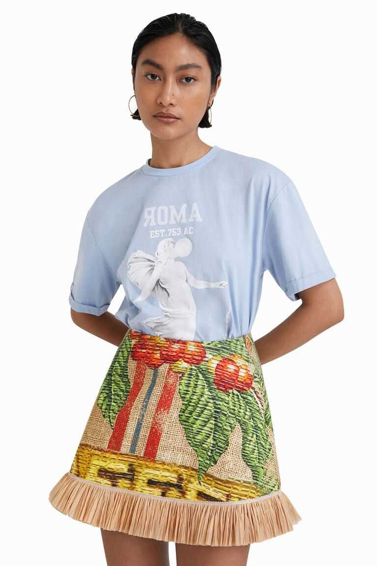 Camiseta Desigual Stella Jean statue Mujer | GXI906275