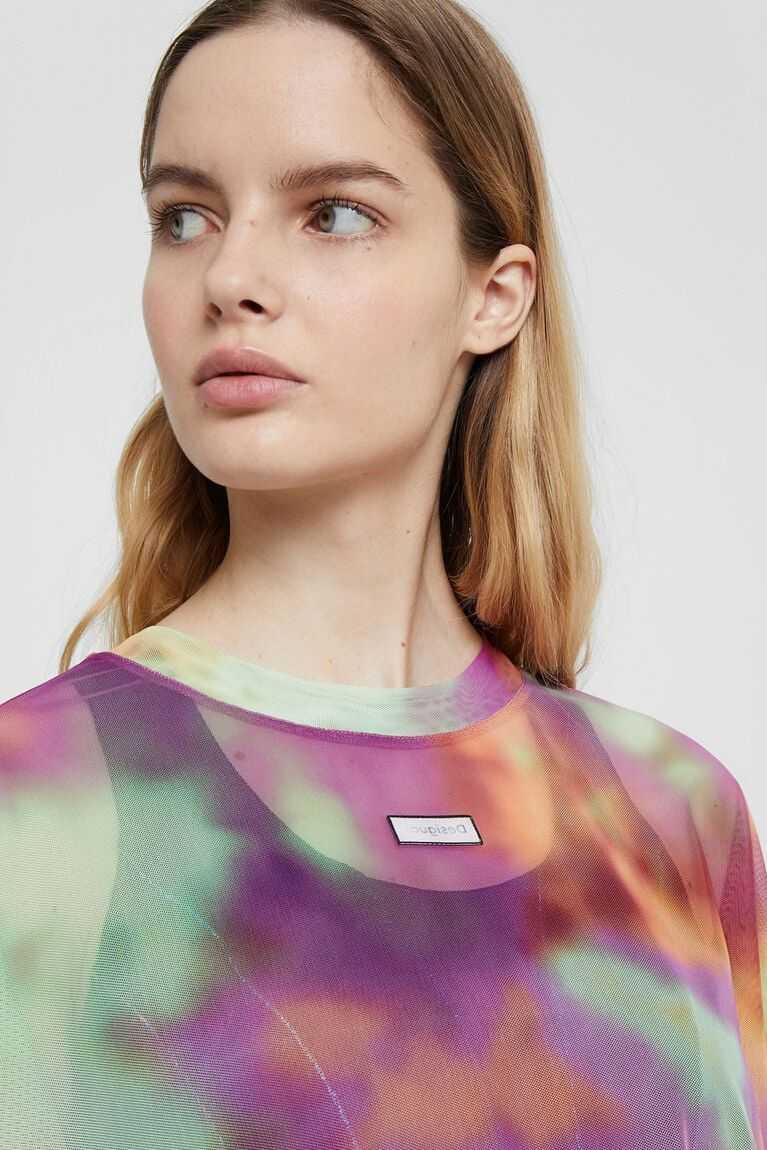 Camiseta Desigual Tie-dye Mujer | ELQ830465