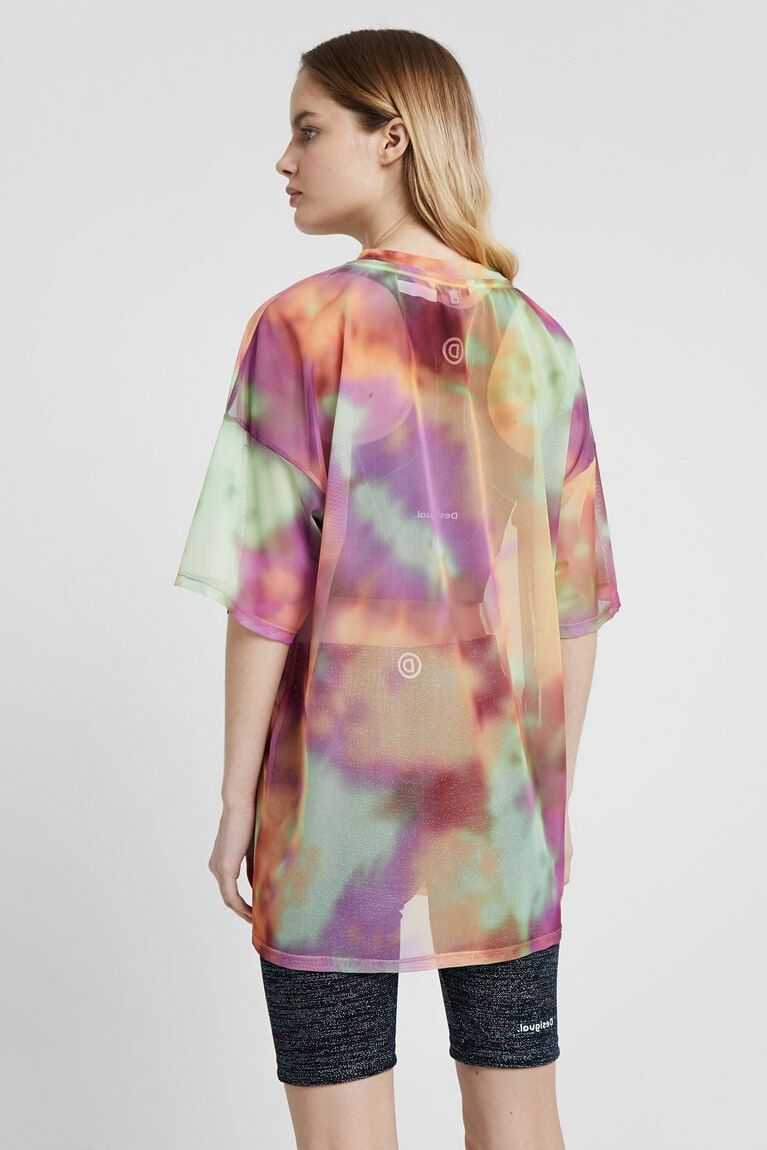 Camiseta Desigual Tie-dye Mujer | ELQ830465