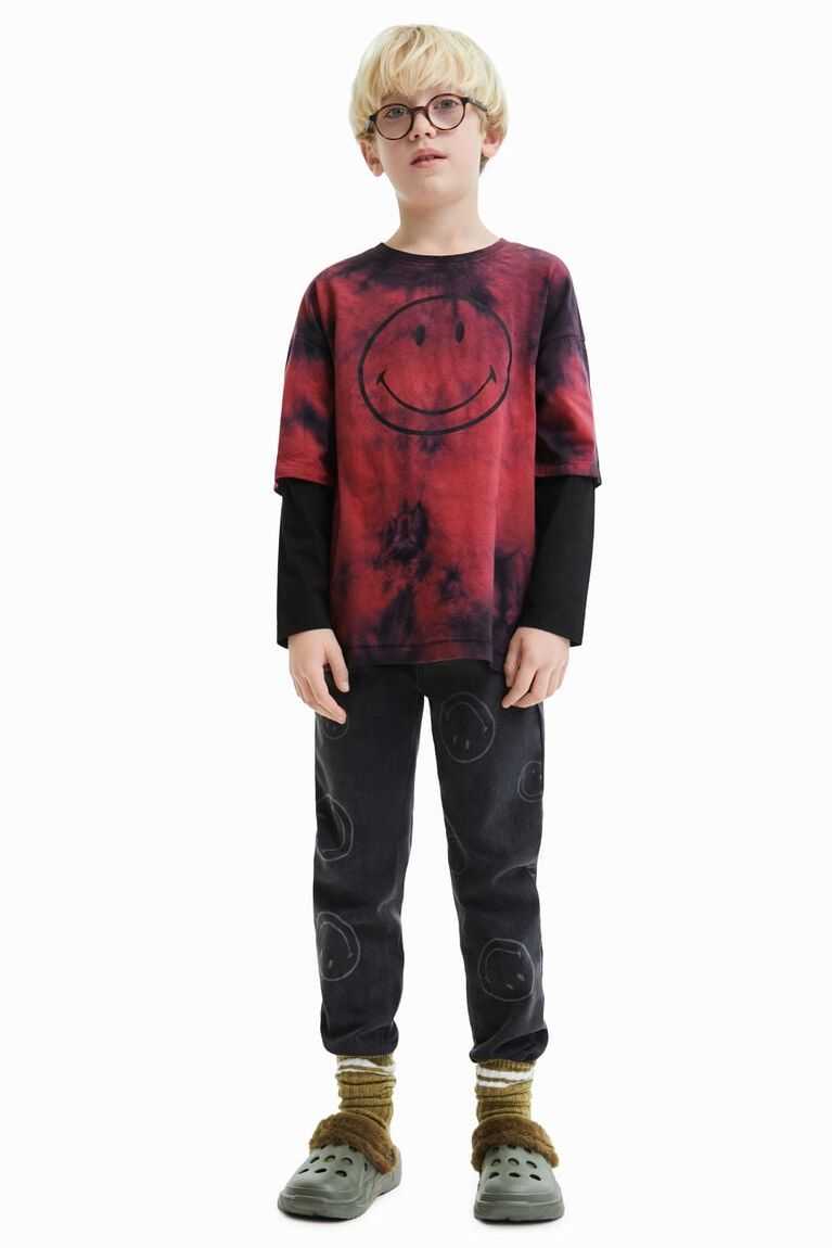 Camiseta Desigual Tie-dye Smiley Niño | EHS842531