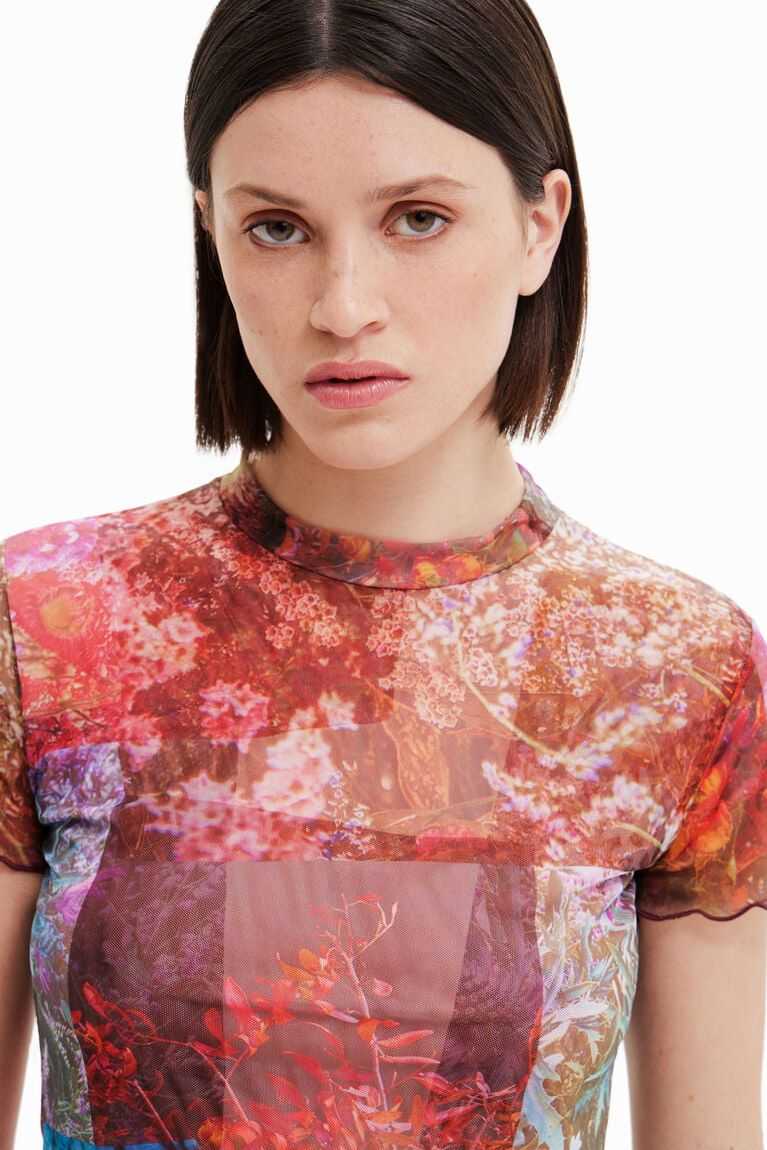 Camiseta Desigual Tulle print Mujer | WNF018349