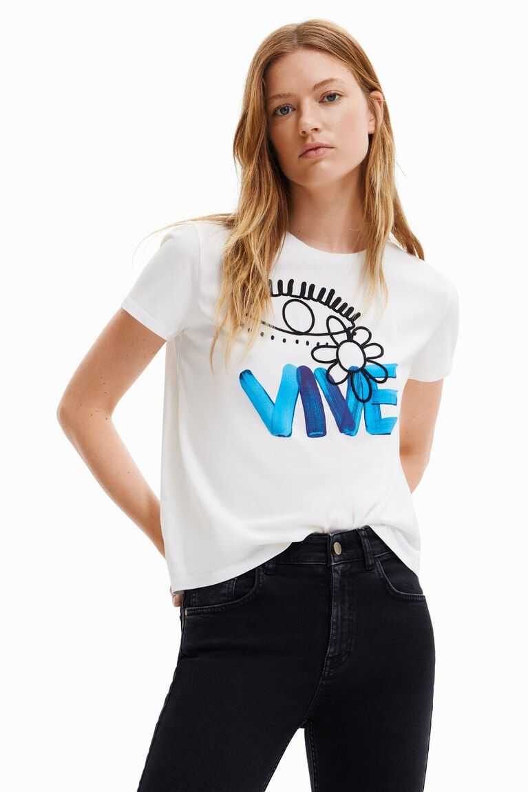 Camiseta Desigual Vive Mujer | UTW532709