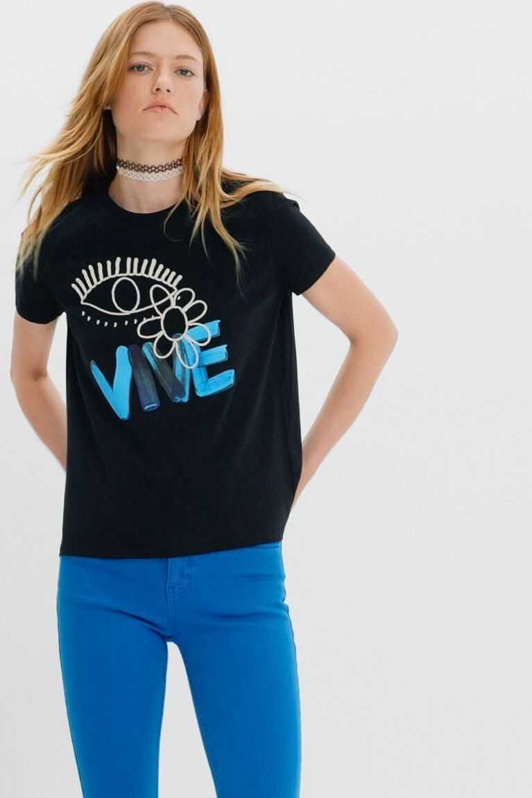 Camiseta Desigual Vive Mujer | YKX538607