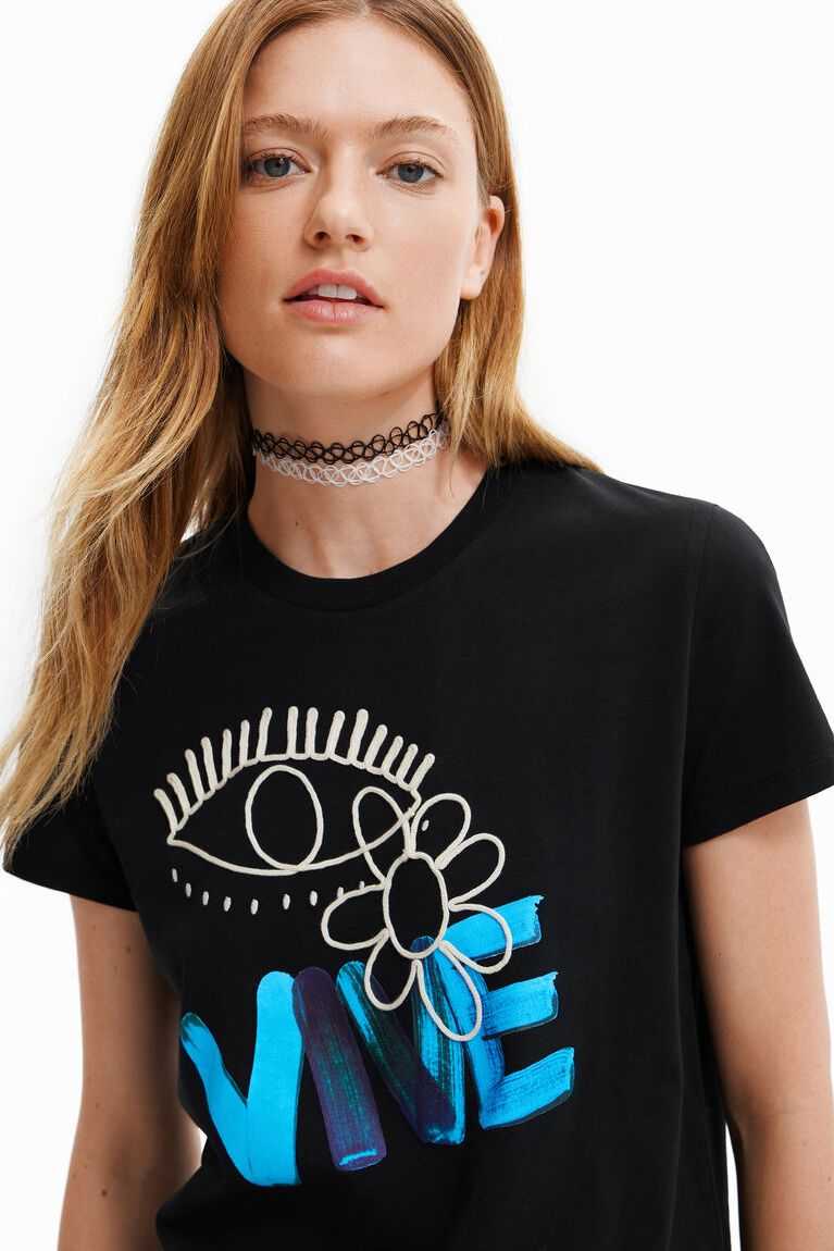 Camiseta Desigual Vive Mujer | YKX538607