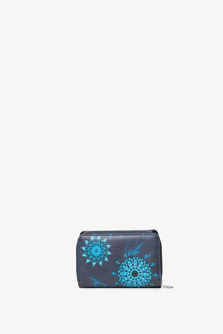 Carteras Desigual Blue mandalas coin purse Mujer | XAO183697