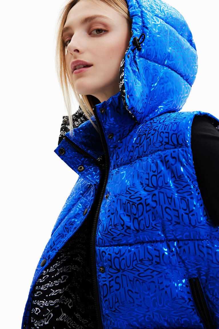 Chaqueta Puffer Desigual Logo quilted gilet Mujer | SRU587643