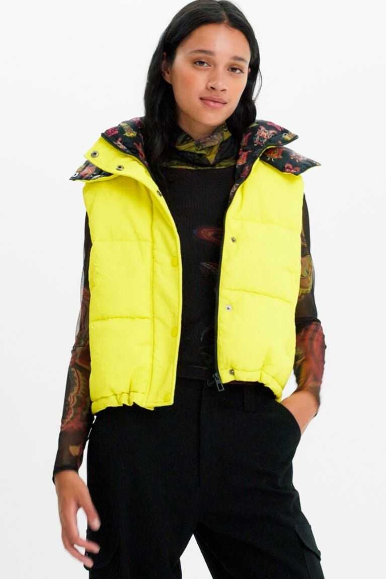 Chaqueta Puffer Desigual M. Christian Lacroix short gilet Mujer | YDJ720894