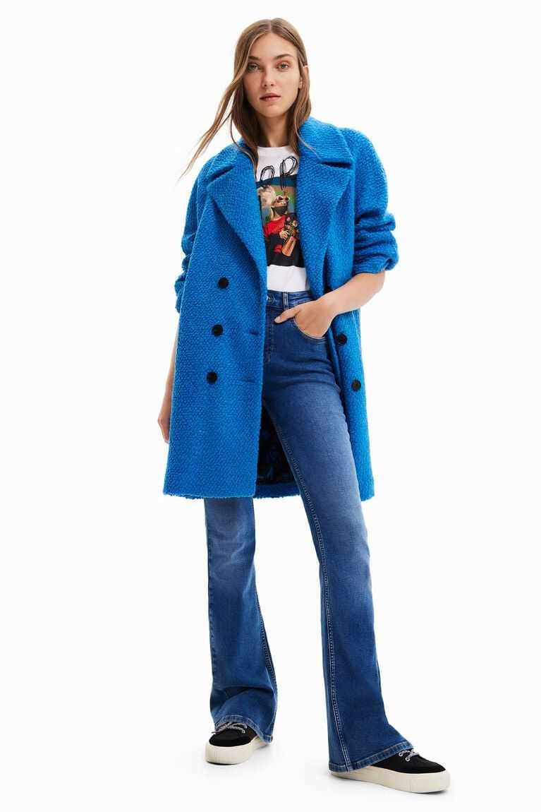 Chaquetas Desigual Directo wool Mujer | TOX648053