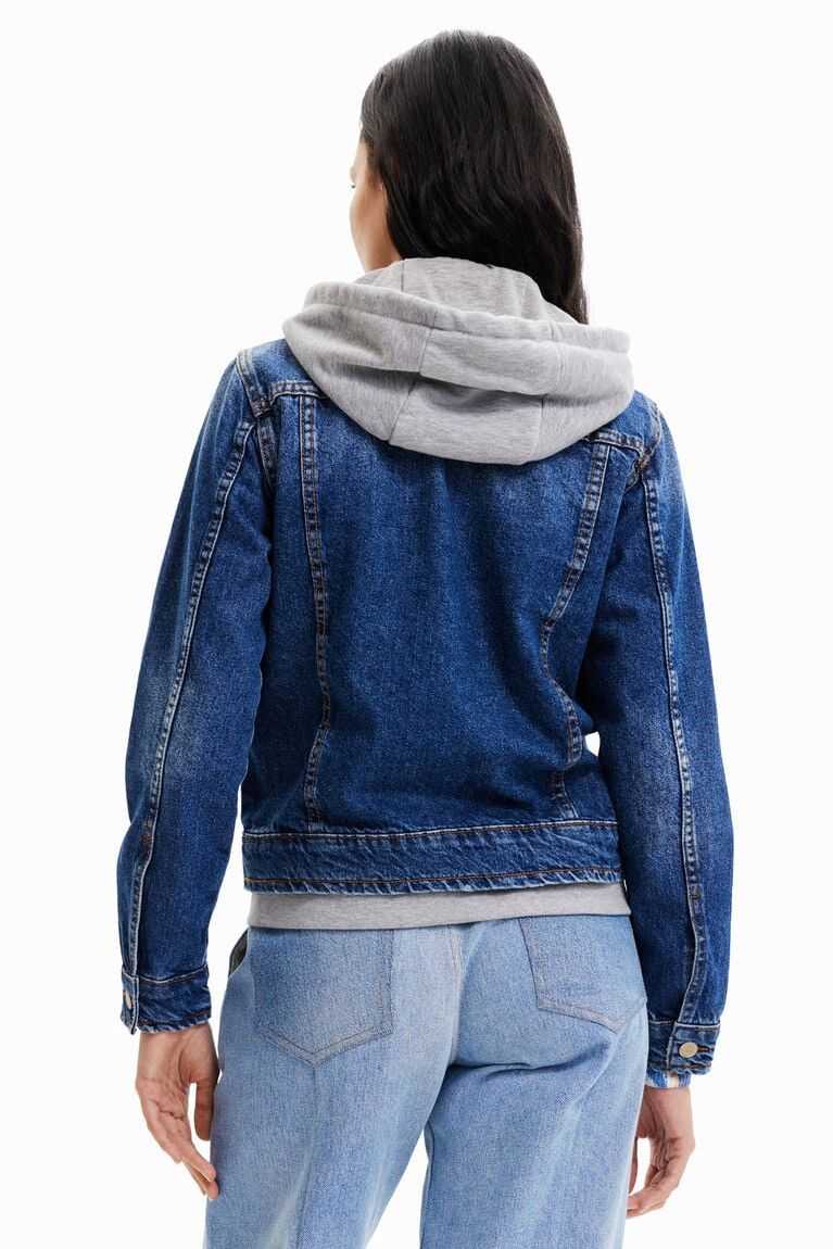 Chaquetas Desigual Encapuchado denim Mujer | NYP723598