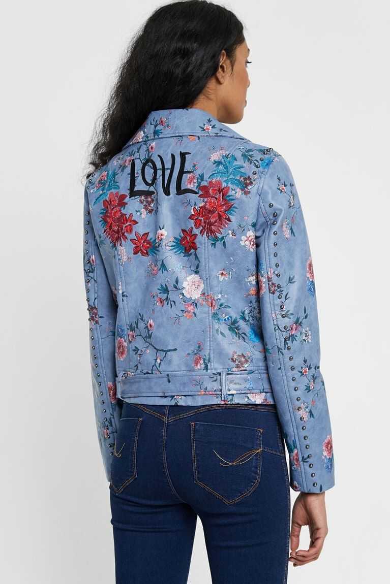 Chaquetas Desigual Floral biker Mujer | DUS981273