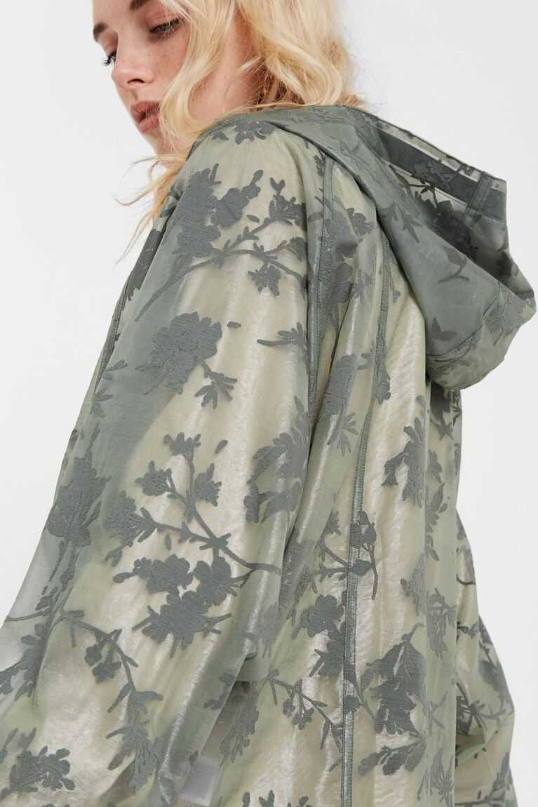 Chaquetas Desigual Floral transparent windbreaker Mujer | INK319274