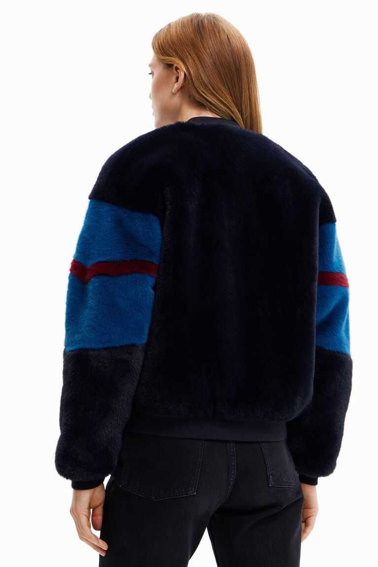 Chaquetas Desigual Fur-effect bomber Mujer | FZN708926