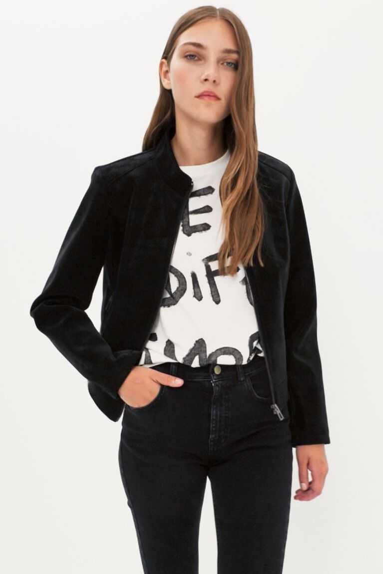 Chaquetas Desigual Gamuza-effect Mujer | BAS530641