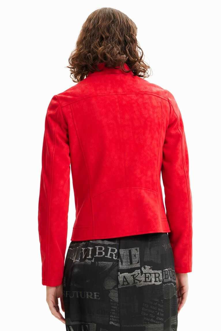 Chaquetas Desigual Gamuza-effect biker Mujer | RKI683192