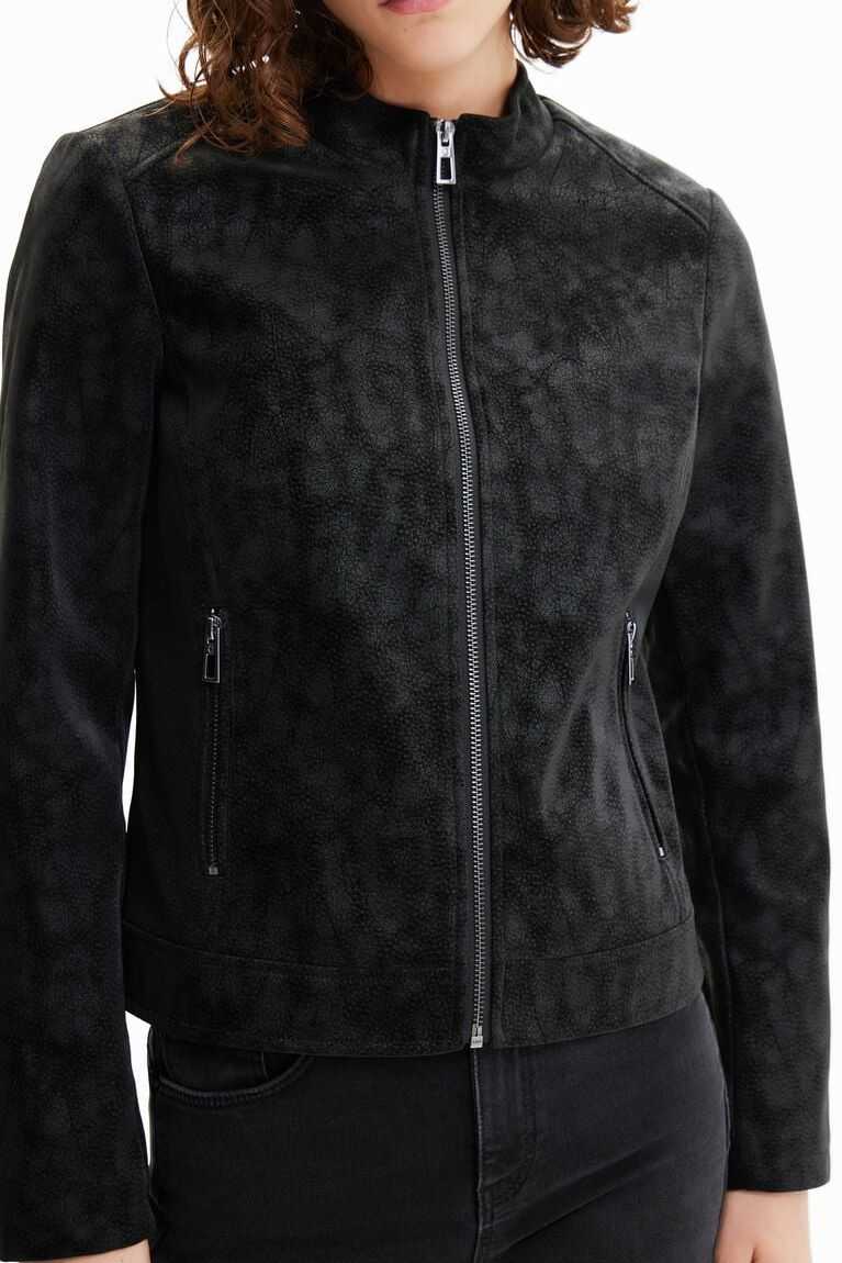 Chaquetas Desigual Gamuza-effect biker Mujer | VOT602431