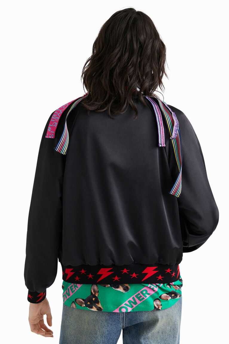 Chaquetas Desigual Johnson Hartig ribbon bomber Mujer | KWR345179