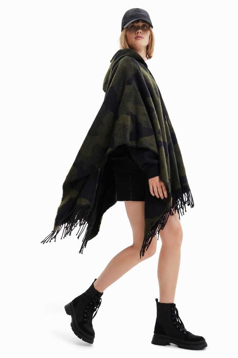 Chaquetas Desigual Military poncho Mujer | SHL732816