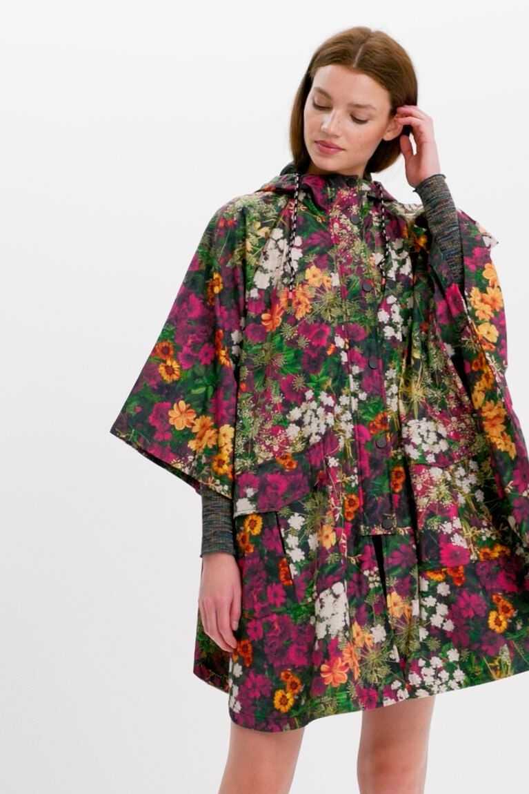 Chaquetas Desigual Mini floral raincoat Mujer | ICN451739