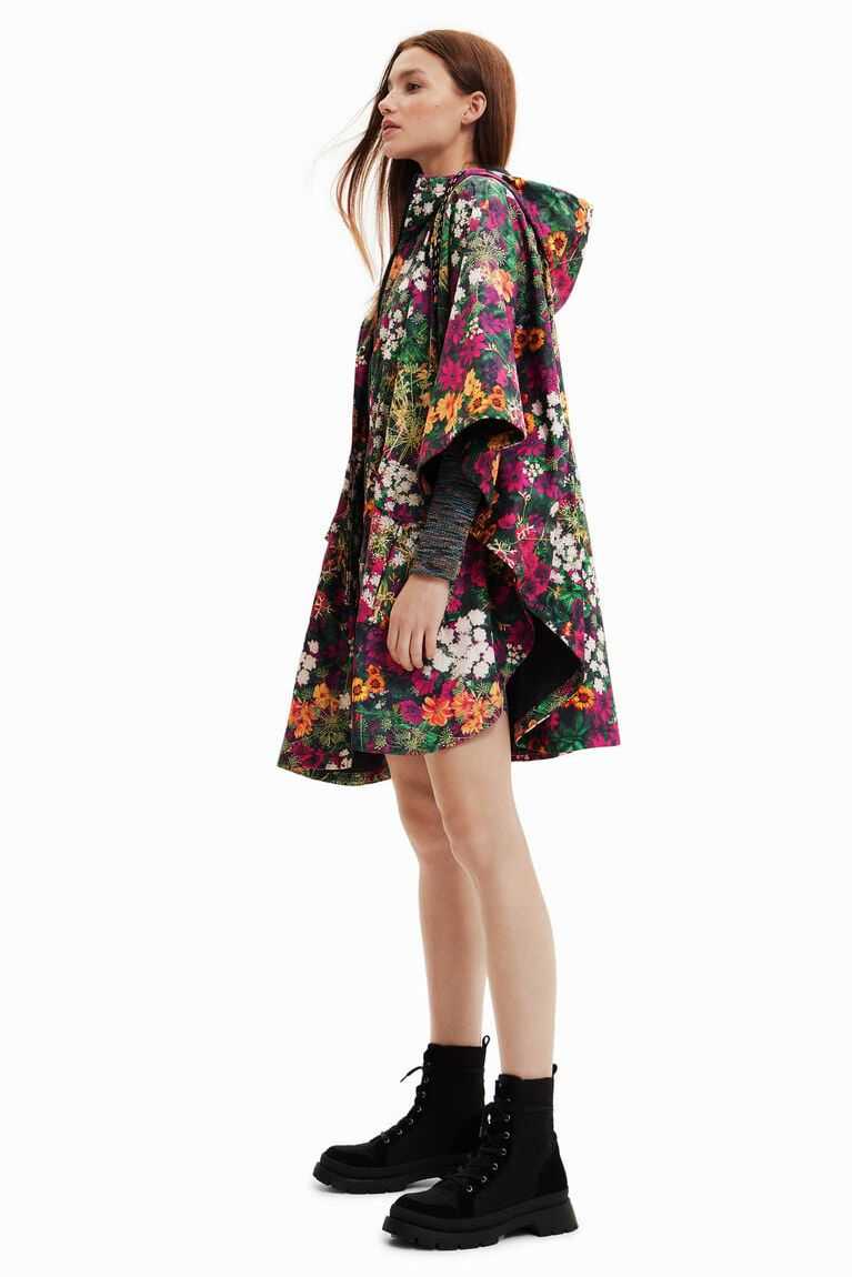 Chaquetas Desigual Mini floral raincoat Mujer | ICN451739