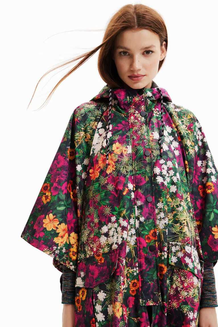 Chaquetas Desigual Mini floral raincoat Mujer | ICN451739