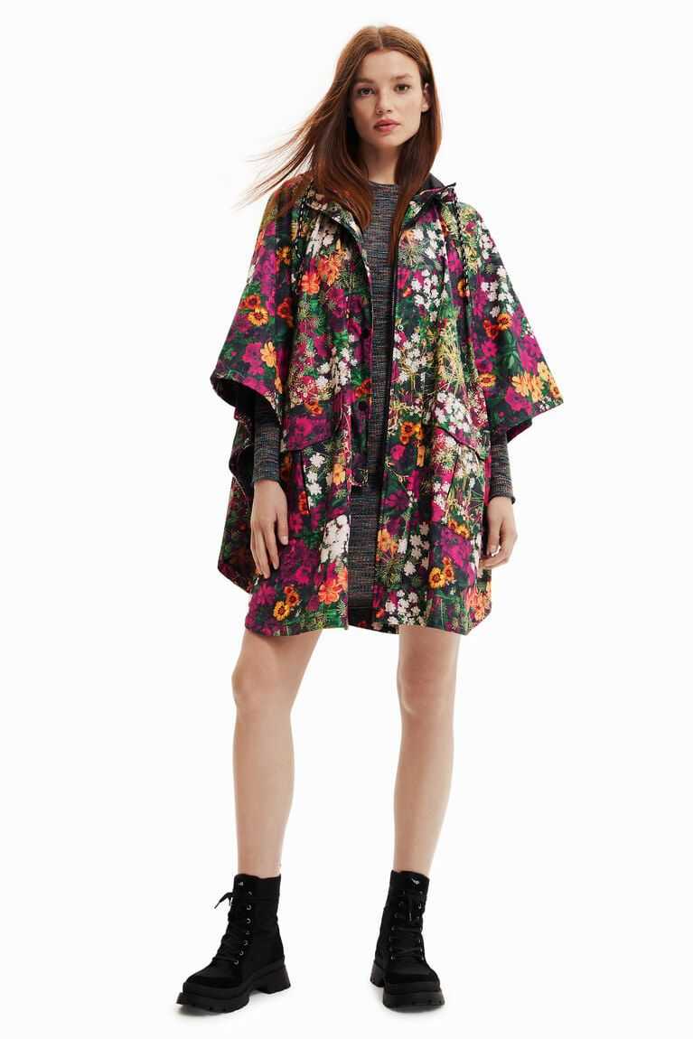 Chaquetas Desigual Mini floral raincoat Mujer | ICN451739