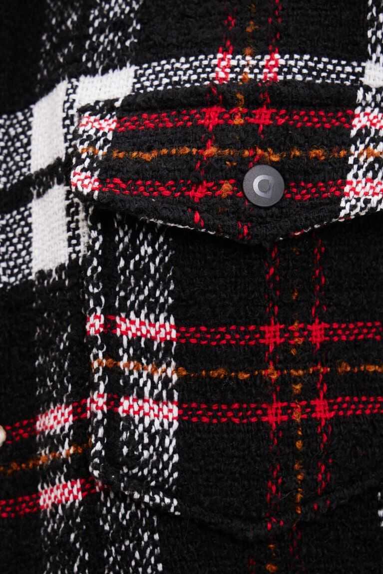 Chaquetas Desigual Plaid straight Mujer | BWR075461