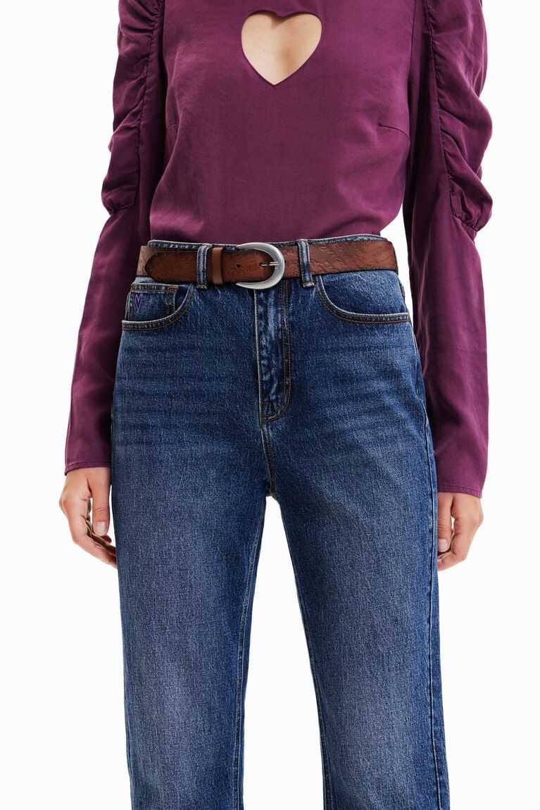 Cinturones Desigual Irregular buckle Mujer | IZJ548203