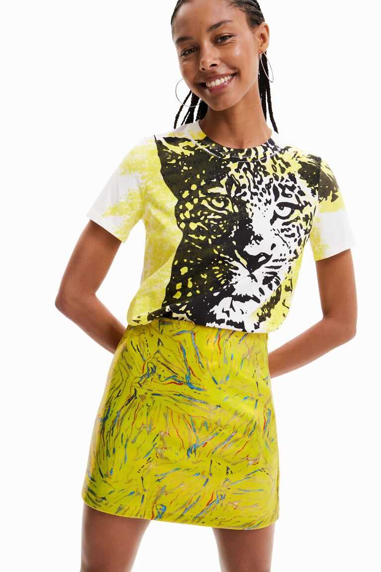 Falda Desigual Arty slim mini Mujer | KHR914728