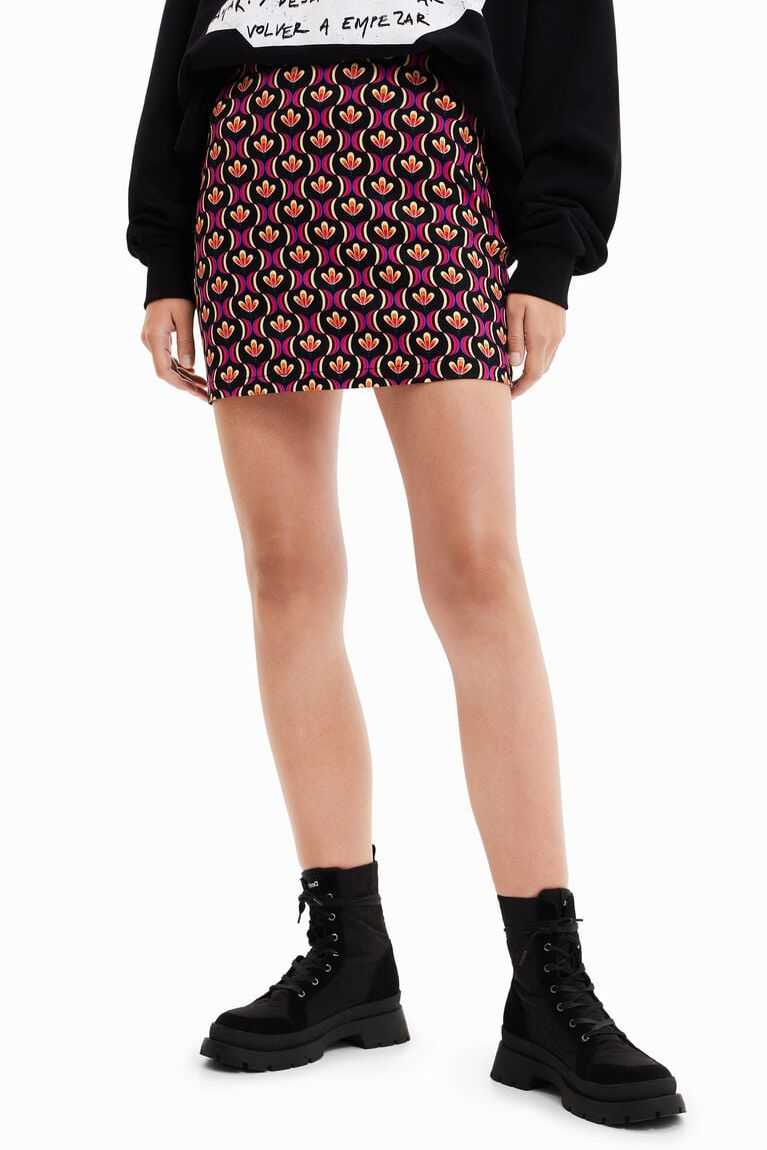 Falda Desigual Retro slim mini Mujer | QNH104527