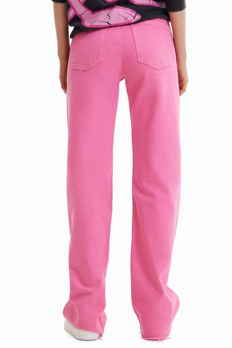 Jeans Desigual Anchos-leg Pink Panther Mujer | GBE274503