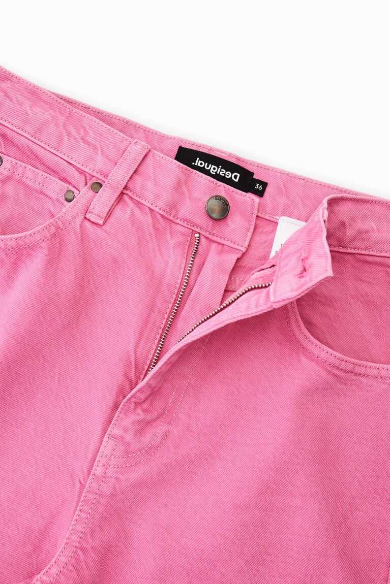 Jeans Desigual Anchos-leg Pink Panther Mujer | GBE274503