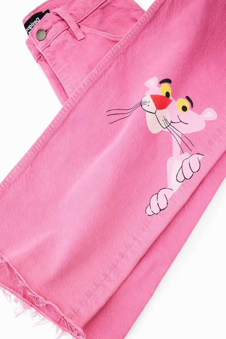 Jeans Desigual Anchos-leg Pink Panther Mujer | GBE274503