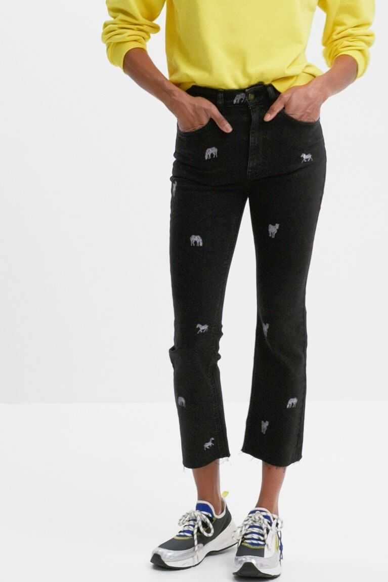 Jeans Desigual Cropped flared Mujer | TJF930174