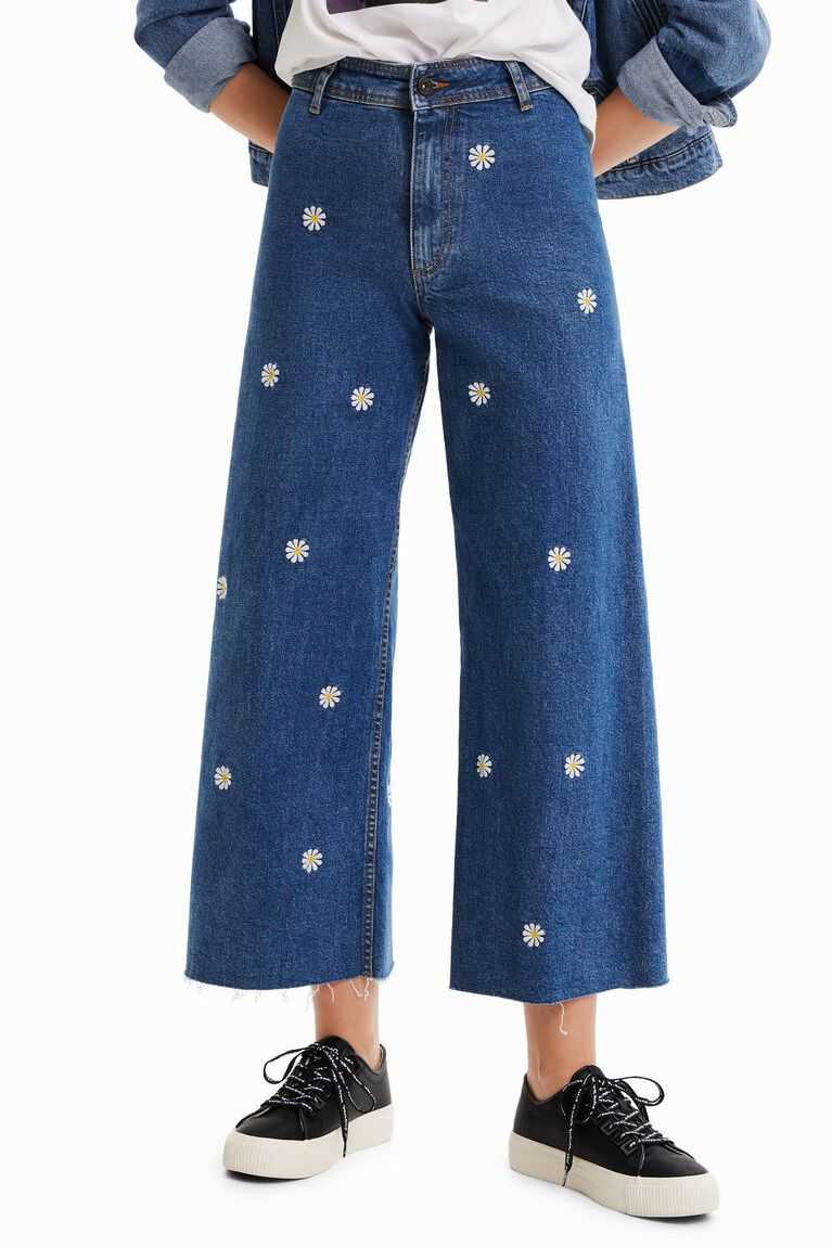 Jeans Desigual Daisy denim culottes Mujer | UVQ179628