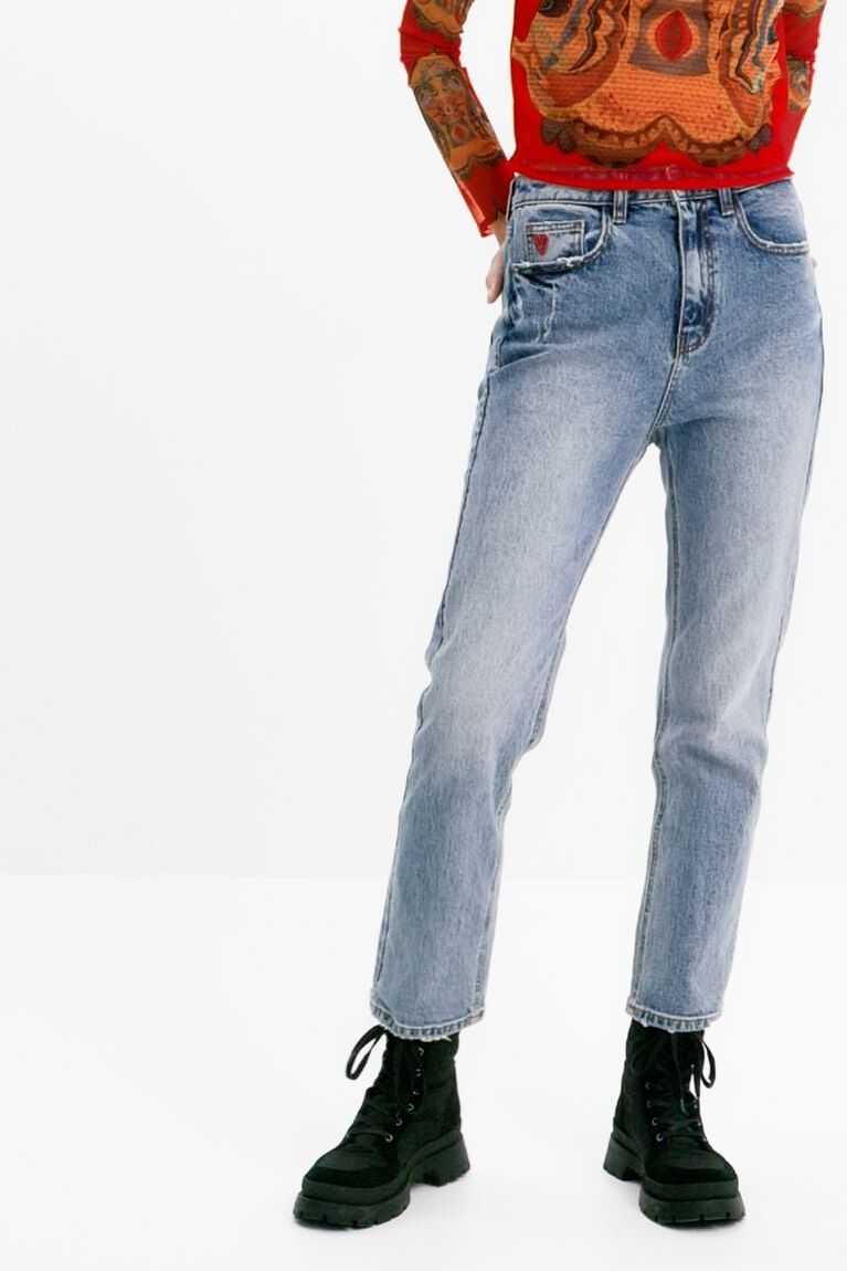 Jeans Desigual Directo ankle grazer Mujer | CVJ410358