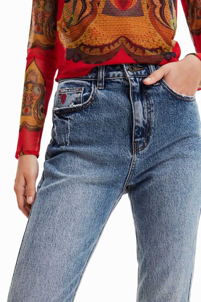 Jeans Desigual Directo ankle grazer Mujer | CVJ410358