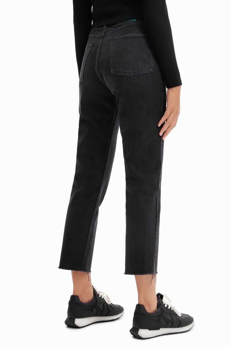 Jeans Desigual Directo cropped Mujer | HUY674189