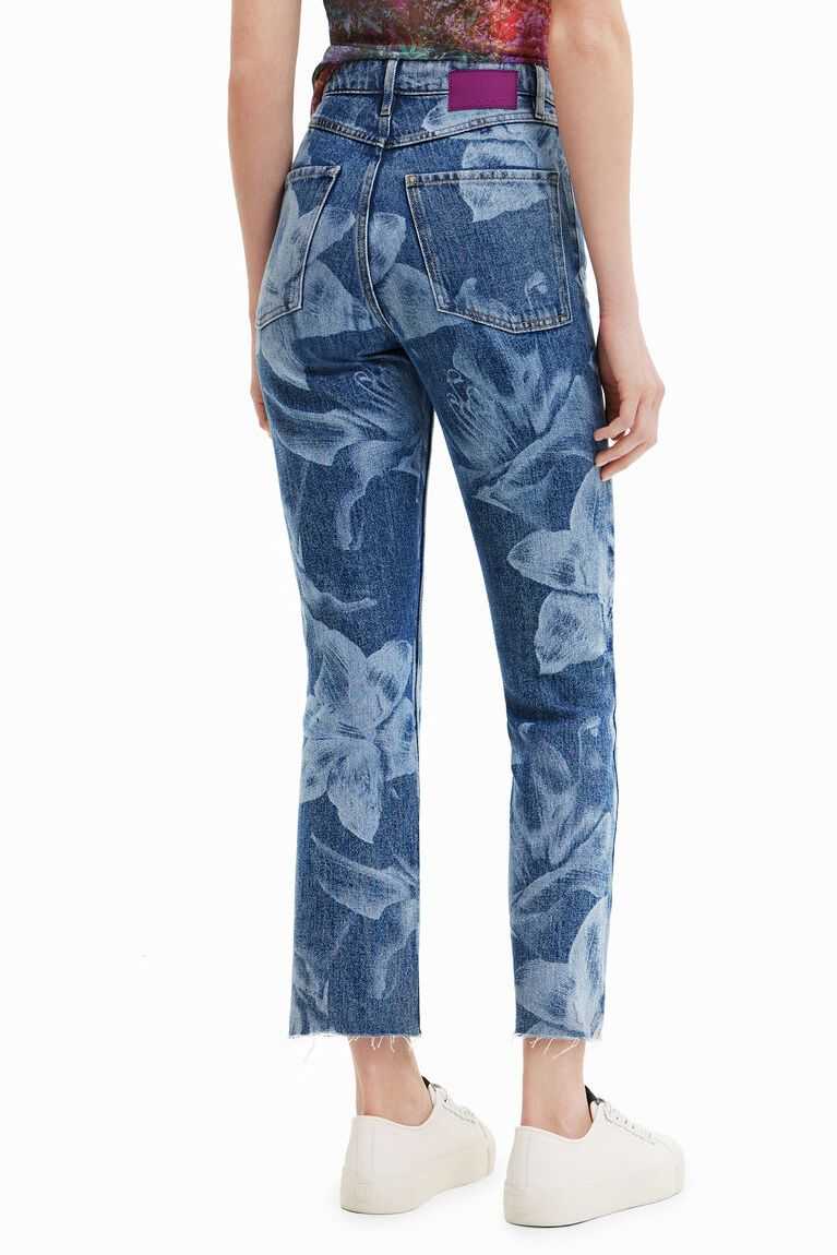 Jeans Desigual Directo cropped Mujer | MJW748916