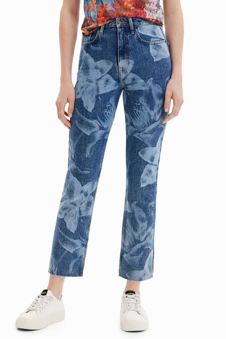 Jeans Desigual Directo cropped Mujer | MJW748916