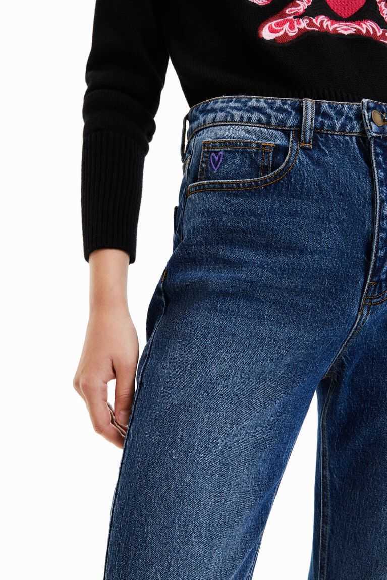 Jeans Desigual Directo cropped Mujer | WKA924315