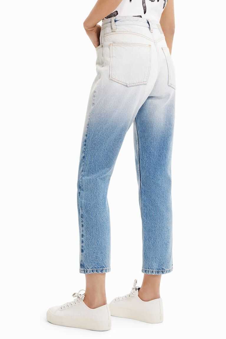 Jeans Desigual Directo cropped degrade Mujer | MHR769530