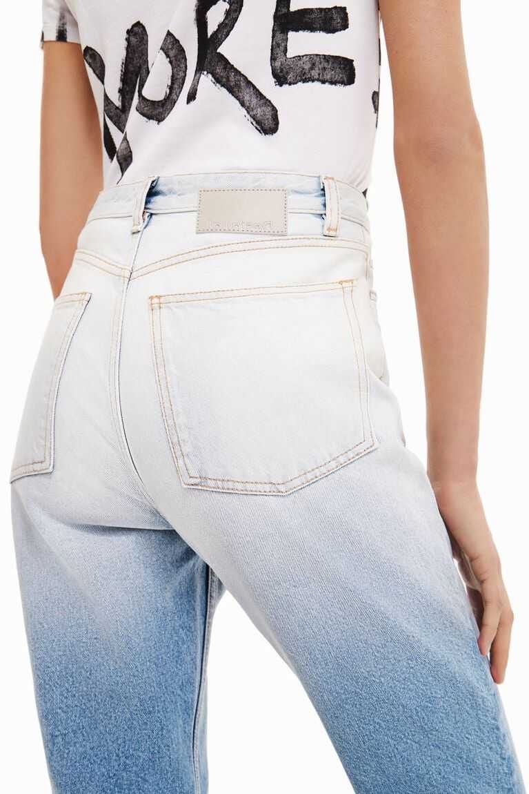 Jeans Desigual Directo cropped degrade Mujer | MHR769530