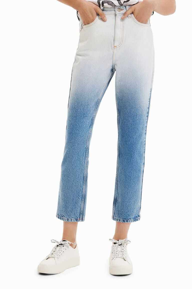 Jeans Desigual Directo cropped degrade Mujer | MHR769530