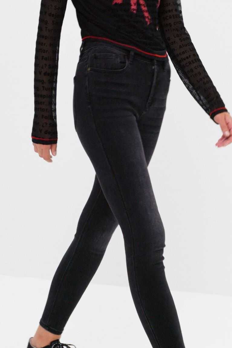 Jeans Desigual Flaco Mujer | GED820745