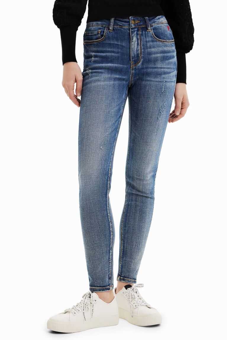 Jeans Desigual Flaco Mujer | UER315467