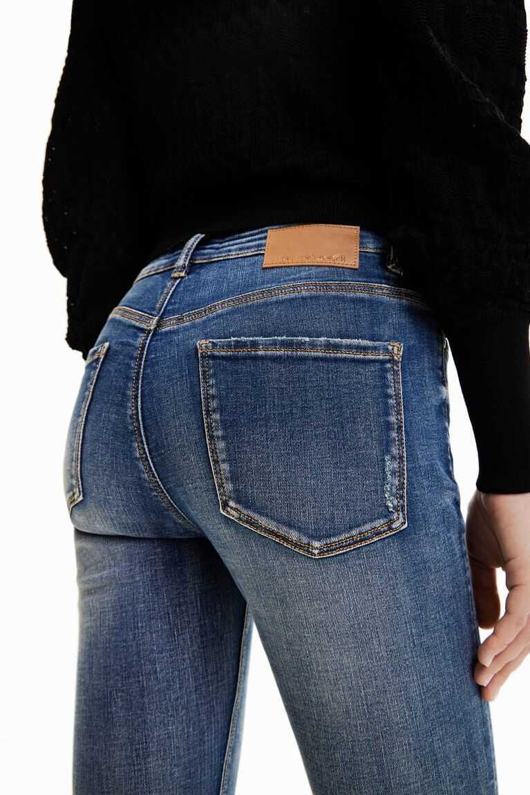 Jeans Desigual Flaco Mujer | UER315467