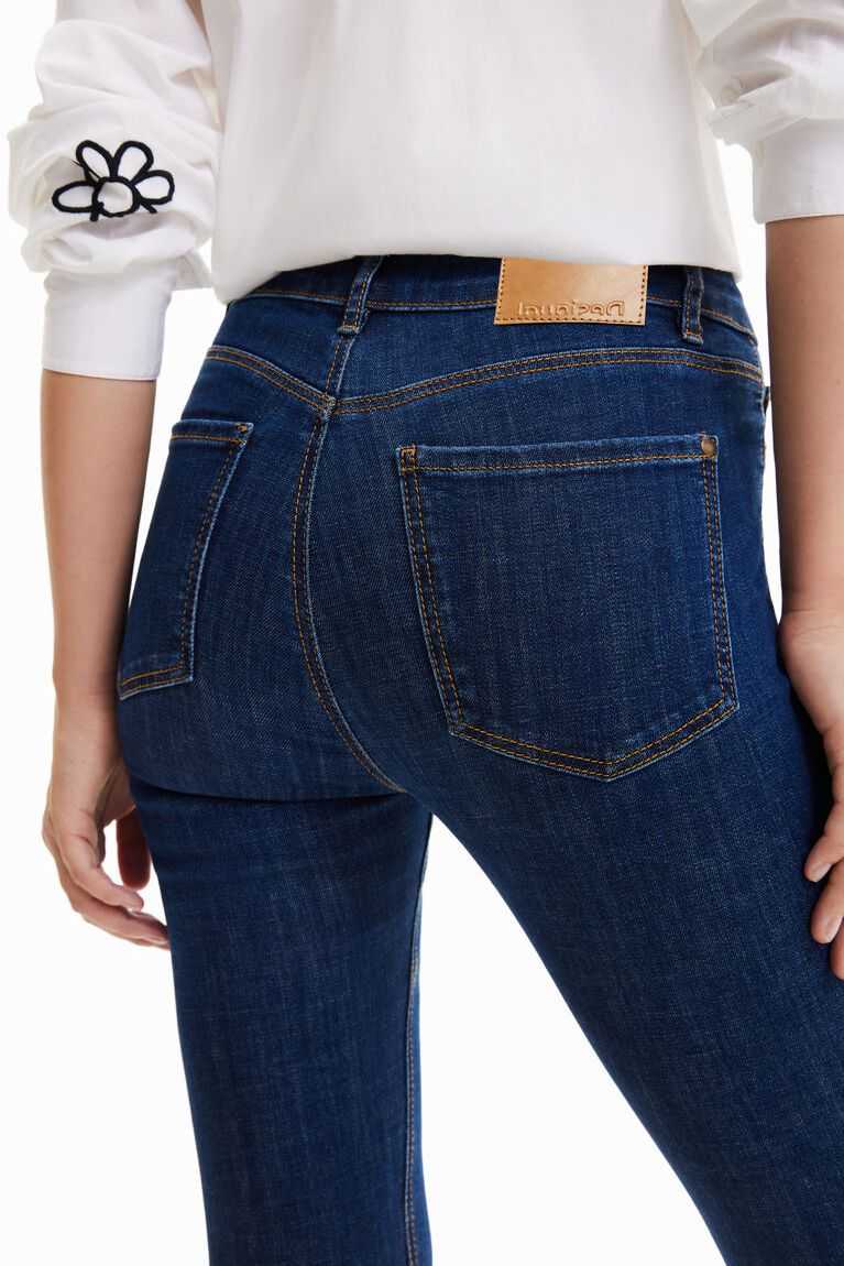 Jeans Desigual Flaco Mujer | ZBL956170